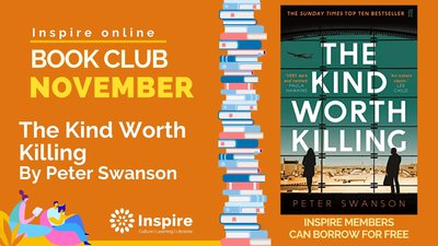 Image showing November's online book club choice of The Kind Worth Killing by Peter Swanson