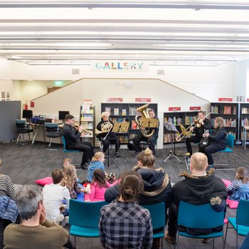 West Bridgford Library during a Brilliant Brass event
