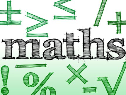 Maths graphic showing symbols