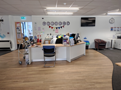Before - Bingham Library help desk