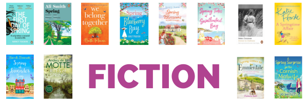 Fiction header with our Easter recommendation covers