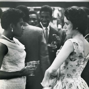 Two women at Commonwealth Citizens Association Annual Ball