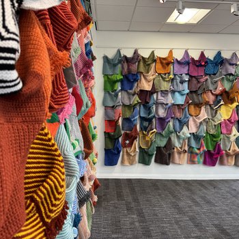 Story Snugglers on display at Mansfield Central Library