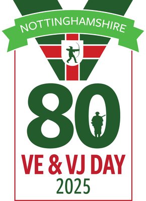 Nottingham VE day logo