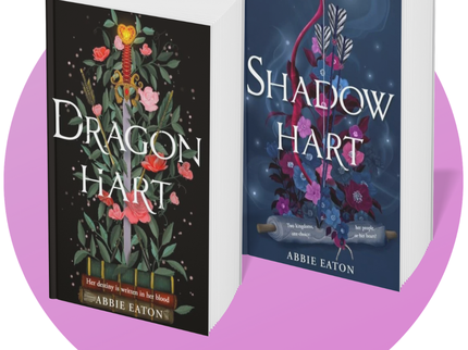 Book covers for Dragon Hart and Shadow Hart by Abbie Eaton
