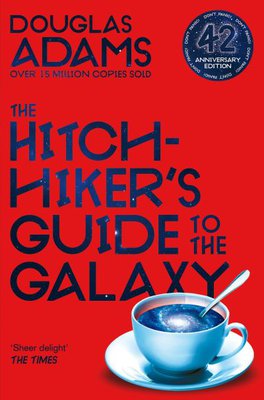 The Hitchhiker’s Guide to the Galaxy book cover