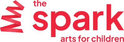 The logo for 'The Spark Arts for Children' - red text
