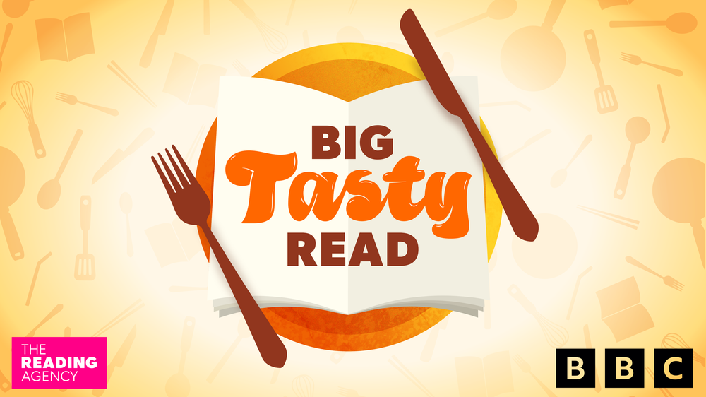 Big Tasty Read promotional image with BBC logo
