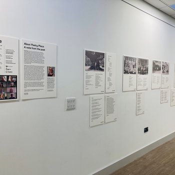 Poetry Place exhibition on display at Beeston Library Gallery