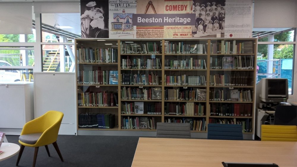 General view of the Local Heritage area at Beeston Library.