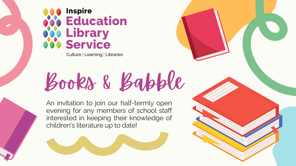 Books and babble poster