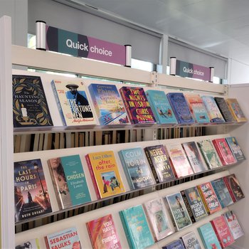 Fiction quick picks on display