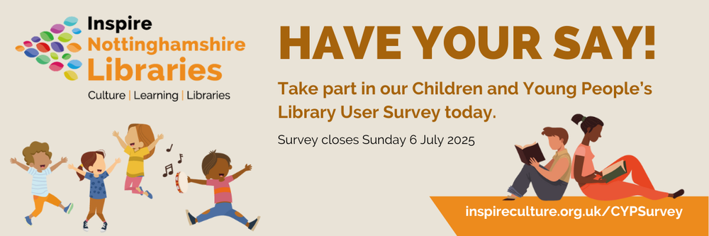 Illustration of children with text about Children and Young People's Survey