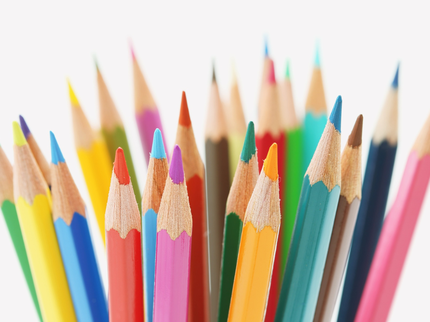 Sharpened Colouring Pencils