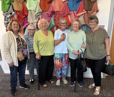 Crafters from Edwinstowe's Knit and Knatter group