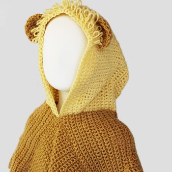 A crocheted Story Snuggler