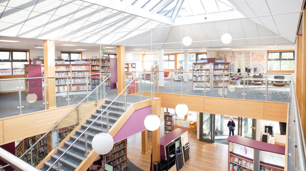 Stapleford Library first floor before refurbishment