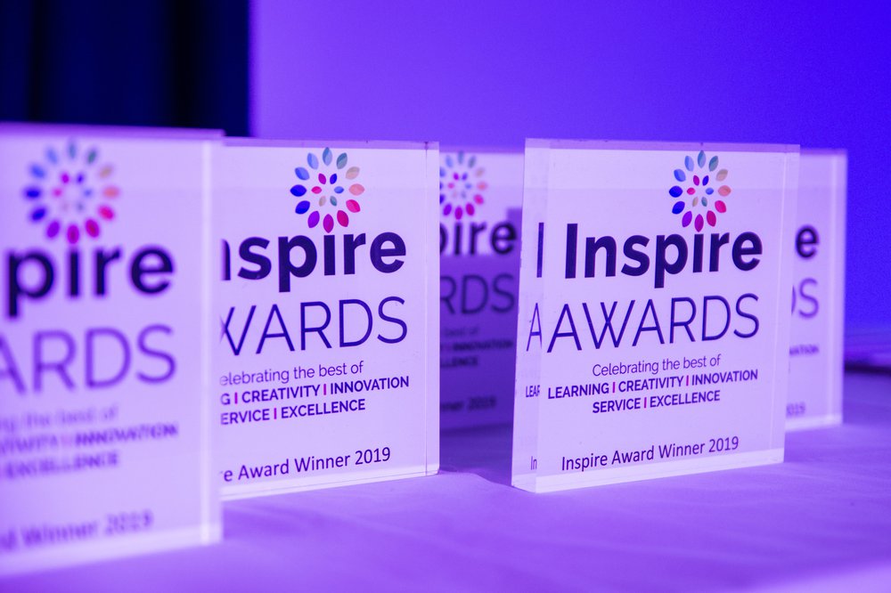 Photo of several Inspire Awards