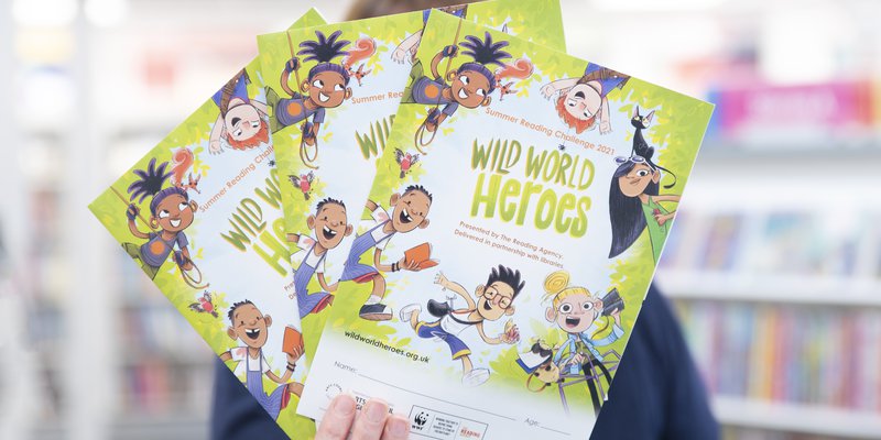 Summer Reading Challenge. Wild World Heroes. Folders