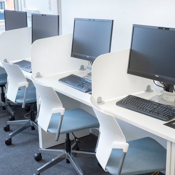 Internal shot of Ollerton Library