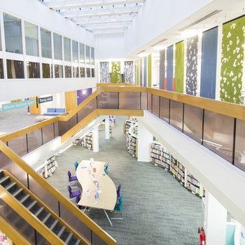 Mansfield Library interior