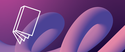 ELS graphic with a white book icon