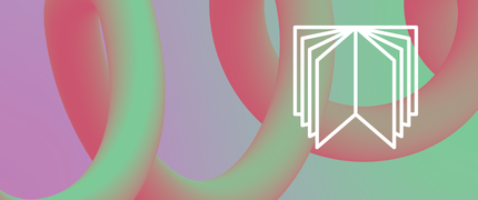 ELS graphic with a white book icon