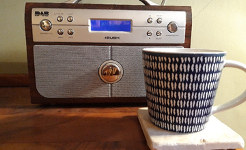 F Theokrittof Creative Writing - Write  Radio Play - Radio and Mug.png