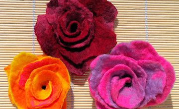 felt flowers
