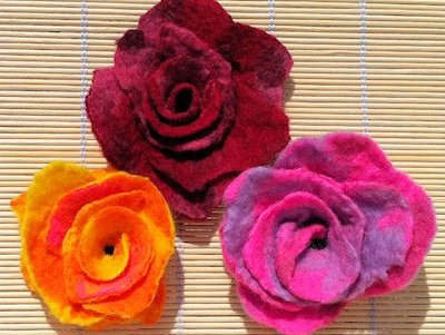 felt flowers