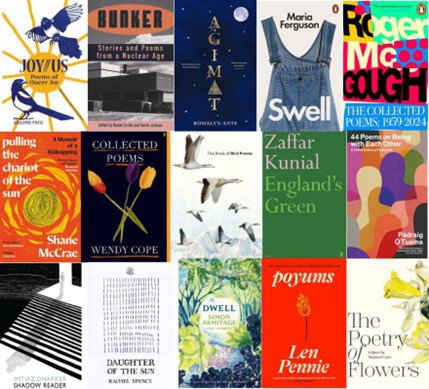Collage of book covers from Festival Fifteen