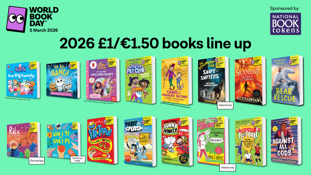 Full line up of the 2026 World Book Day £1 books