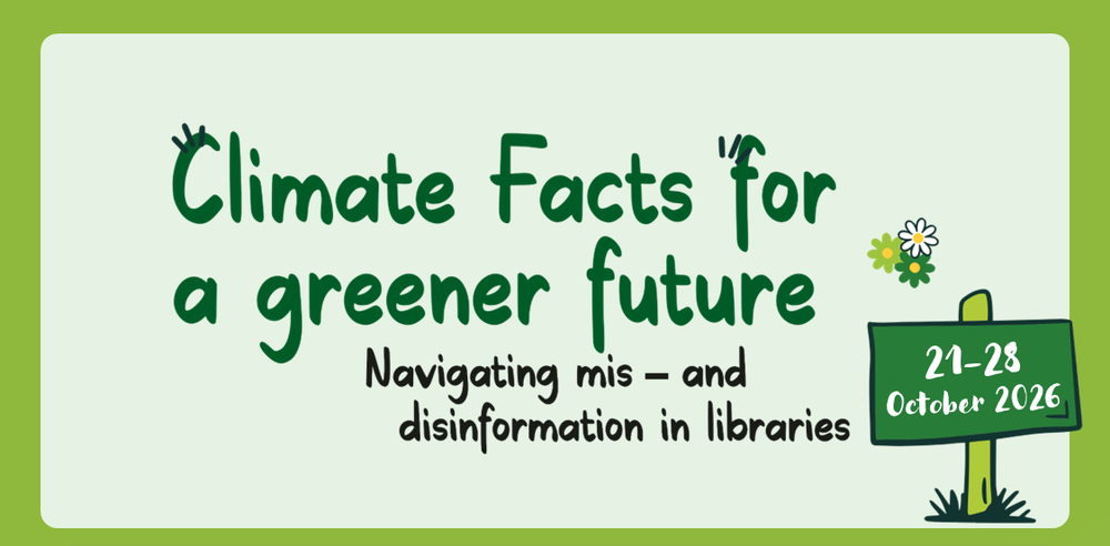Climate facts for a greener future - Green Libraries Week theme
