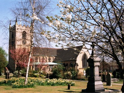 Image of Hucknall Church courtesy of Denis Hill.