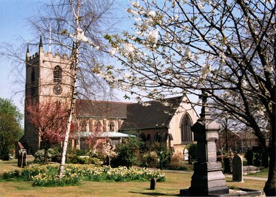 Image of Hucknall Church courtesy of Denis Hill.