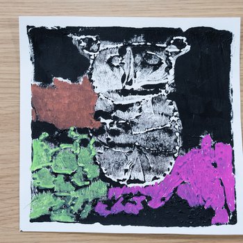 Artwork from I Am A Storyteller project at the Oasis Centre