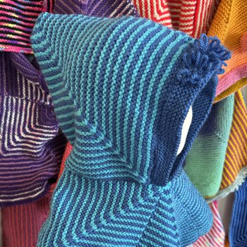Blue Story Snuggler with a loopy hood