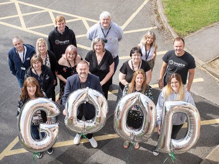 Inspire Learning team celebrate good Ofsted result