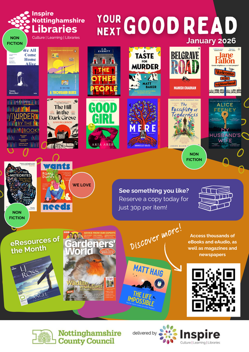 A poster of January's Your Next Good Read