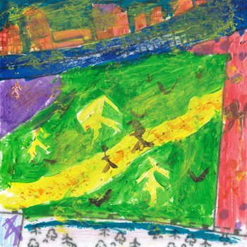 Childs Painting Of part of the Harworth and Bircotes Map