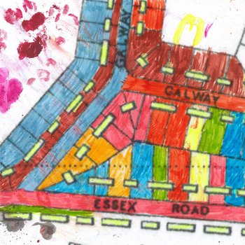 Childs Painting Of part of the Harworth and Bircotes Map