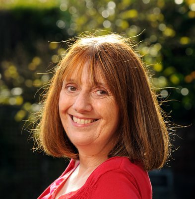 Colour photo of author Kate Ellis