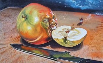 life drawing apple
