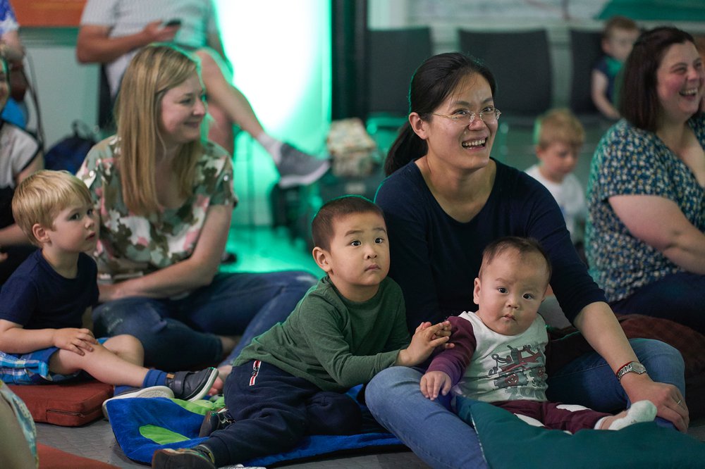 Little Listeners audience, photo credit Justin Slee