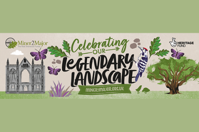 Graphic with the text: Celebrating our legendary landscape