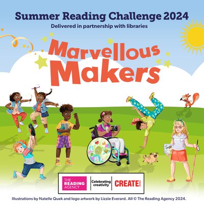 Six illustrated characters, the Marvellous Makers