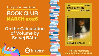 Image showing front cover of MArch's Inspire Online book club pick.