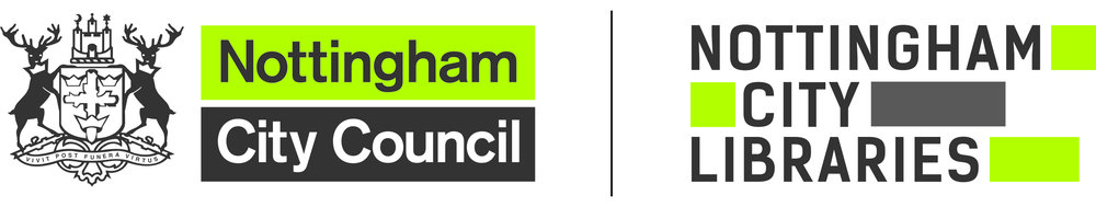 Logos for Nottingham City Council and Nottingham City Libraries
