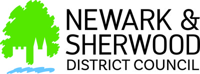 Newark and Sherwood District Council logo with a visual of a green tree