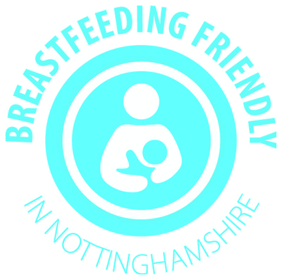 Breastfeeding friendly in Nottinghamshire logo